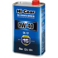 ����� �������� HI-GEAR 0W40 SN/CF (1 �) ����. HG0040