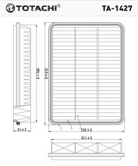 ������ ��������� TOTACHI TA-1427 (17801-50040) - ���� 2