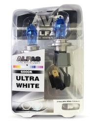 ��������������� ����� AVS ALFAS Pure-White 6000� H11 12V 85W, �������� 2+2 (T-10) ��. (A07242S)