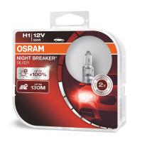 ����� ���������� Osram 100% Night Breaker Silver 12� H1 55�� �������� ����� 2��. 64150NBSHCB